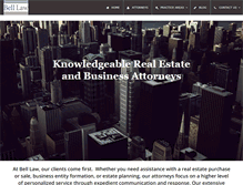 Tablet Screenshot of jbelllaw.com